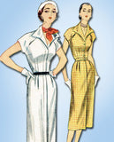 1950s Vintage SImplicity Sewing Pattern 3577 Misses Street Dress Size 14 32B