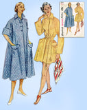 1950s Vintage Simplicity Sewing Pattern 3592 Uncut Misses Coat or Duster Size 14