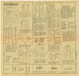 1940s Original Vintage Simplicity Pattern 3652 WWII Misses Tailored Suit Sz 32 B