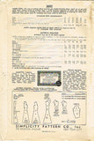 1940s Vintage Simplicity Sewing Pattern 3695 WWII Misses Sailor Dress Sz 34 Bust