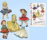 1950s Vintage Simplicity Sewing Pattern 3729 16 Inch Toni Doll Clothes ORIGINAL -Vintage4me2