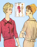 1950s Vintage Simplicity Sewing Pattern 2731 Uncut Misses Mid Mod Suit Size 37 B - Vintage4me2