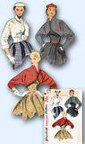 1950s Vintage Simplicity Sewing Pattern 3790 Uncut Misses Bolero Jacket Sz 31 B