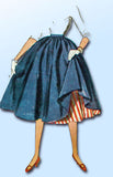1950s Vintage Simplicity Sewing Pattern 3828 Uncut Misses Skirt & Petticoat 24 W