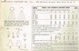 1950s Vintage Simplicity Sewing Pattern 3876 Misses Easy Sun Dress Size 18 36 Bust