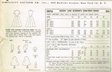 1950s Vintage Simplicity Sewing Pattern 3876 FF Misses Simple Sun Dress Size 16