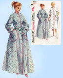 Simplicity 4005: 1950s Misses Housecoat or Robe Size 30 B Vintage Sewing Pattern