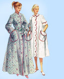 Simplicity 4005: 1950s Misses Housecoat or Robe Size 30 B Vintage Sewing Pattern