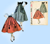 Simplicity 4012: 1950s Misses Circle Skirt Sz 26 Waist Vintage Sewing Pattern