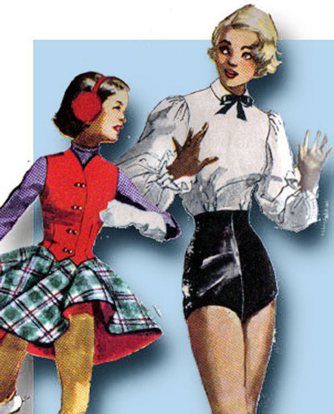 1950s Vintage Simplicity Sewing Pattern 4035 Uncut Misses Dance Costume Size 16