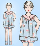 1920s Vintage Simplicity Sewing Pattern 404 Uncut Toddler Girls Tucked Dress Sz4 -Vintage4me2