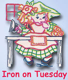 1940s Vintage Simplicity Embroidery Transfer 4048 Uncut DOW Sunbonnet Sue