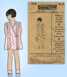 1920s Vintage Simplicity Sewing Pattern 405 Uncut Toddler Girls Tucked Dress Sz4 - Vintage4me2