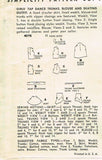 1950s Misses Simplicity Sewing Pattern 4076 Uncut Misses Dance Costume Size 32B