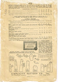 1940s Original Vintage Simplicity Sewing Pattern 4123 WWII Maternity Dress 30B