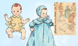 Simplicity 4129: 1950s Uncut 11 Inch Baby Doll Clothes Set Vintage Sewing Pattern