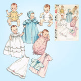 Simplicity 4129: 1950s 15 Inch Dy-Dee Baby Doll Clothes Set Vintage Sewing Pattern