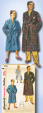 1950s Vintage Simplicity Sewing Pattern 4133 Uncut Toddler Boy's Bathrobe Size 6