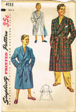 1950s Vintage Simplicity Sewing Pattern 4133 Uncut Toddler Boy's Bathrobe Size 6