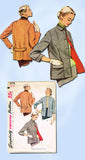 1950s Vintage Simplicity Sewing Pattern 4176 Uncut Misses Jacket Sz 12 30B