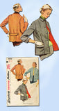1950s Misses Jacket Uncut Vintage 1952 Simplicity Sewing Pattern 4176 Sz 14 32B