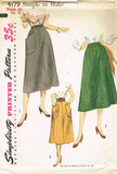 1950s Vintage Simplicity Sewing Pattern 4179 Uncut Misses Day Skirt Sz 26 W