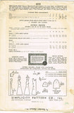 1940s Vintage Simplicity Pattern 4191 Easy WWII Girls Princess Dress Size 8