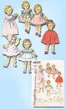 1960s Vintage Simplicity Sewing Pattern 4210 22 Inch Krissy Doll Clothes Set vintage4me2