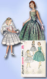1950s Vintage Simplicity Sewing Pattern 4275 Little Girls Confirmation Dress 14