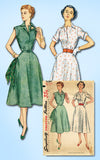 1950s Original Vintage Simplicity Pattern 4284 Uncut Misses Street Dress Sz 33 B