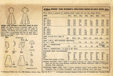 1950s Original Vintage Simplicity Pattern 4284 Uncut Misses Street Dress Sz 33 B
