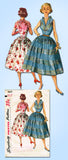 1950s Vintage Simplicity Sewing Pattern 4341 Misses Sun Dress Size 13 31 Bust