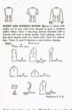 1950s Vintage Simplicity Sewing Pattern 4352 FF Misses Sleeveless Blouse Size 16