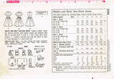 1960s Vintage Simplicity Sewing Pattern 4366 Uncut Girls Party Dress Size 8 vintage4me2