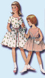 1960s Vintage Simplicity Sewing Pattern 4366 Uncut Girls Party Dress Size 8 vintage4me2