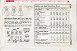 1960s Vintage Simplicity Sewing Pattern 4366 Girls Party Dress Size 6