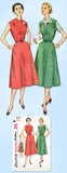 1950s Vintage Simplicity Sewing Pattern 4379 Uncut Misses Dress Skirt Jumper 36B