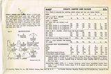 1950s Vintage Simplicity Sewing Pattern 4407 Toddler Girls Jumper Dress Size 6