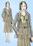 Simplicity 441: 1930s Uncut Toddler Girls Dress Size 6 Vintage Sewing Pattern - Vintage4me2 