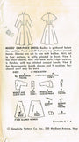 1950s Vintage Simplicity Sewing Pattern 4428 Misses Cocktail Dress Size 12 30B