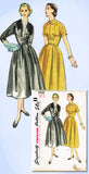 1950s Vintage Simplicity Sewing Pattern 4428 Misses Cocktail Dress Size 12 30B