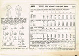 1950s Vintage Simplicity Sewing Pattern 4430 Uncut Misses Casual Day Dress Sz 14