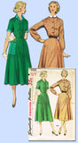 1950s Vintage Simplicity Sewing Pattern 4438 Uncut Ladies Street Dress Sz 20 38B