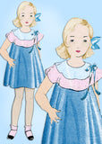 Simplicity 444: 1930s Uncut Baby Girls Bloomer Dress Sz 2 Vintage Sewing Pattern - Vintage4me2
