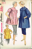 1950s Vintage Simplicity Sewing Pattern 4446 Uncut Misses Smock Size 20 38 Bust