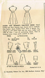 1950s Vintage Misses Day Dress Uncut 1953 Simplicity Sewing Pattern 4449 Size 14