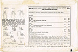 1950s Vintage Simplicity Sewing Pattern 4478 Simple to Make Misses Apron Fits All