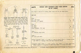 1950s Vintage Simplicity Sewing Pattern 4479 Misses Scalloped Apron Fits All