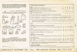 1940s Vintage Simplicity Sewing Pattern 4484 WWII Baby Girls Skirt and Blouse S2
