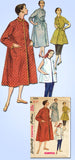 1950s Vintage Simplicity Sewing Pattern 4494 FF Misses Easy Robe or Duster 37 B